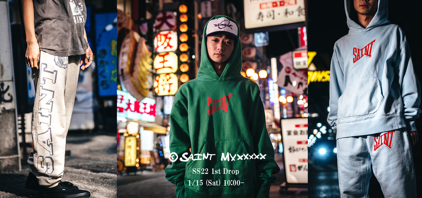 SAINT M×××××× SS22 1st Drop 1/15発売