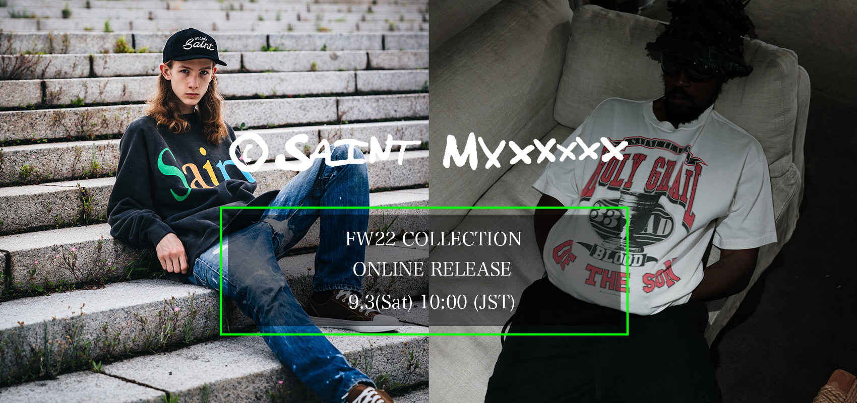 SAINT Mxxxxxx FW22 3rd Drop 9/3 発売