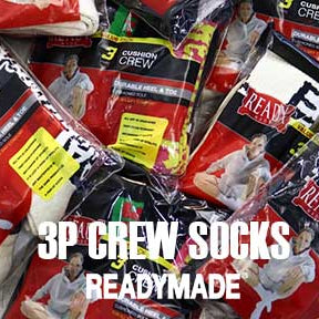READYMADE 3P LOGO CREW SOCKS 発売