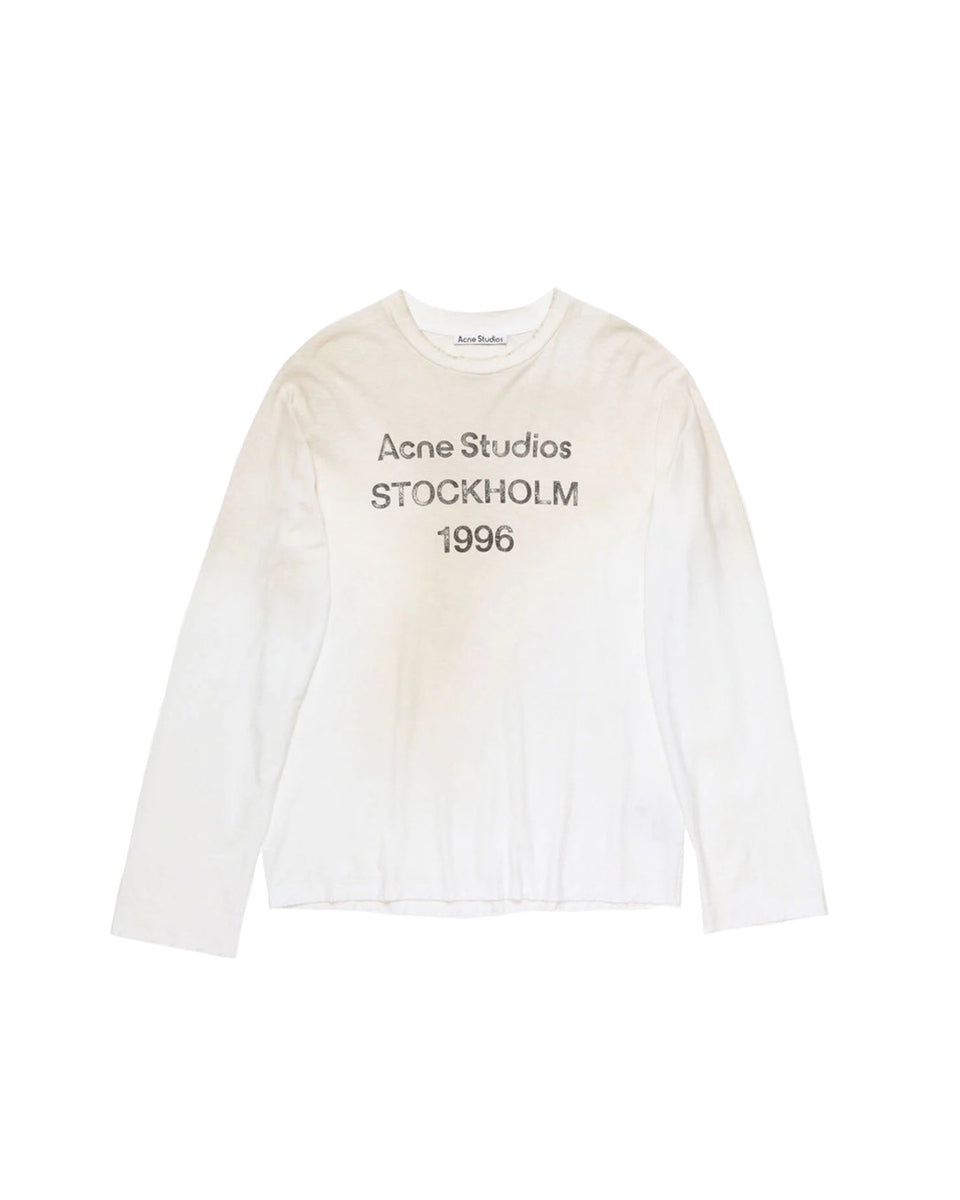 ACNE STUDIOS SPRAYED 1996 LOGO L/S T-SHIRT – THE GALLERY BOX