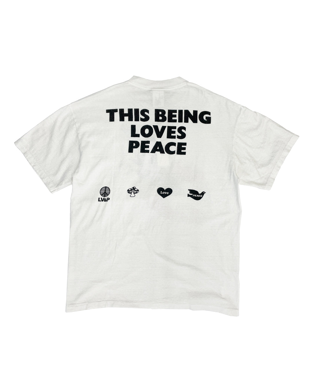 READYMADE S/S T-SHIRT PEACE WHT グラフィックTシャツ ホワイト SS T-SHIRT PEACE | READYMADE(レディメイド) / トップス