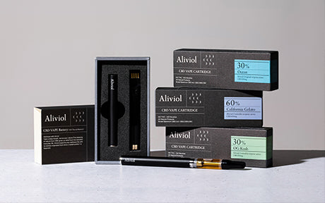 Aliviol  "CBD VAPE" 中目黒店にて発売開始