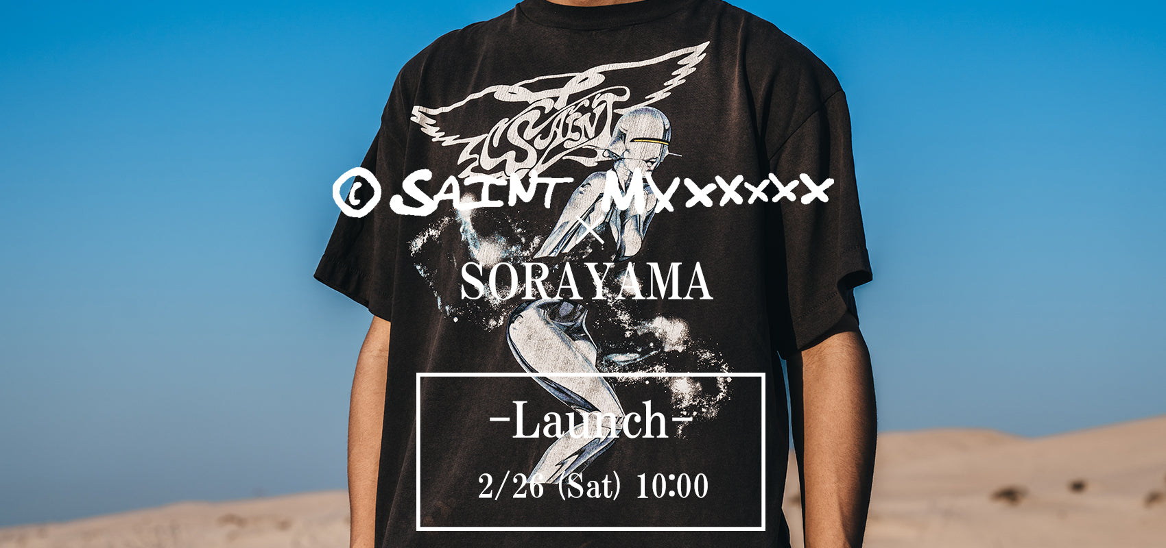 SORAYAMA × SAINT M×××××× コラボレーション 2/26発売
