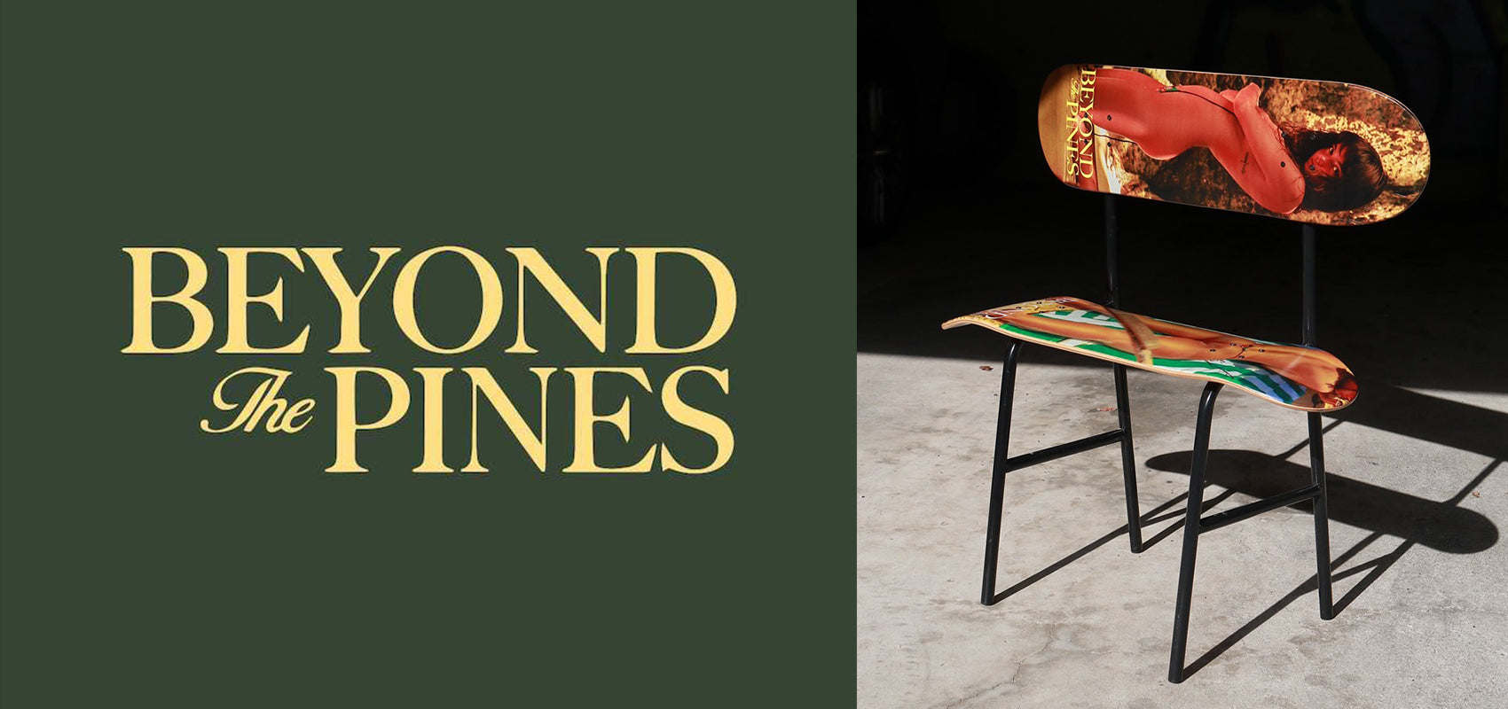 BEYOND THE PINESからスケートボードデッキが中目黒店で発売