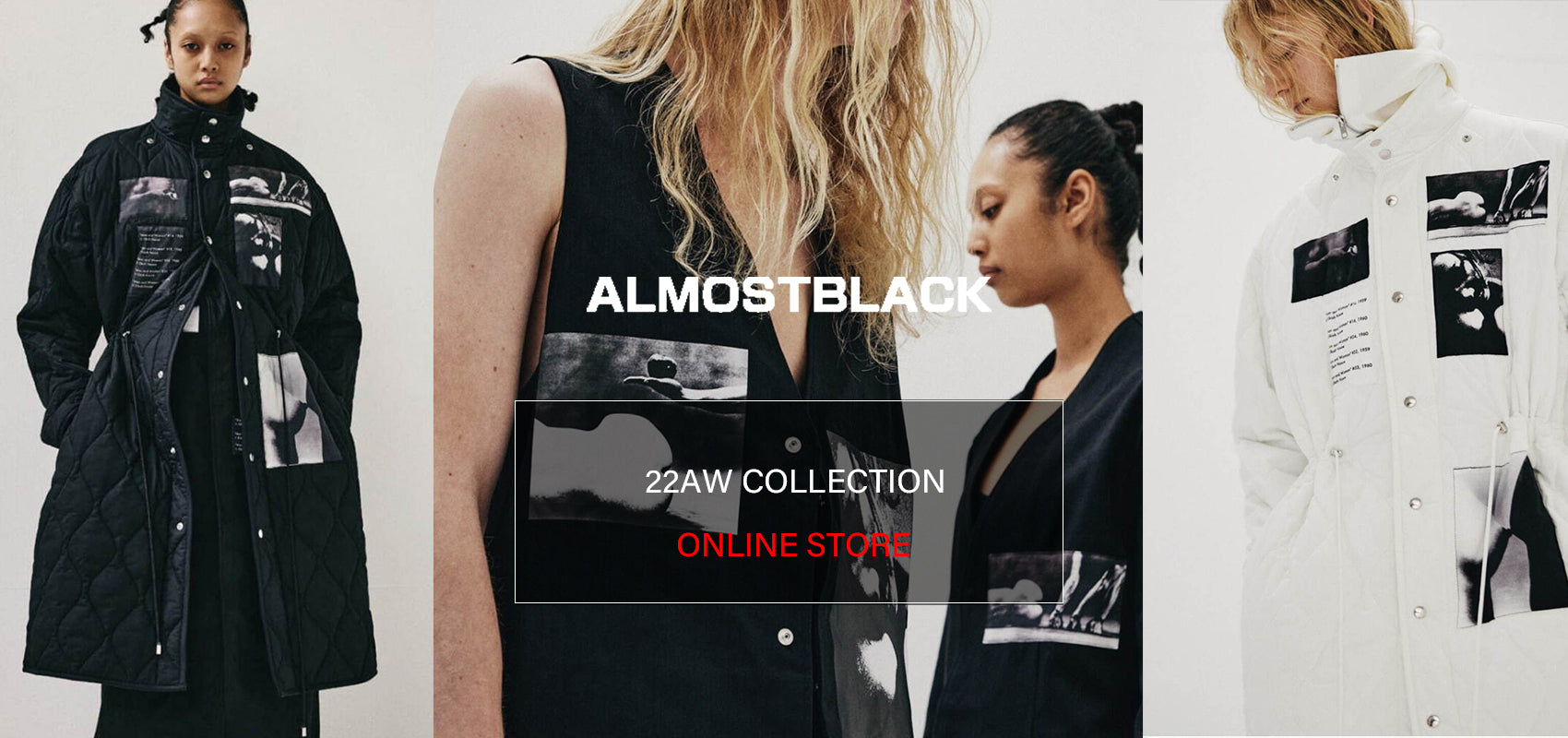 ALMOST BLACK 22AW COLLECTION 発売