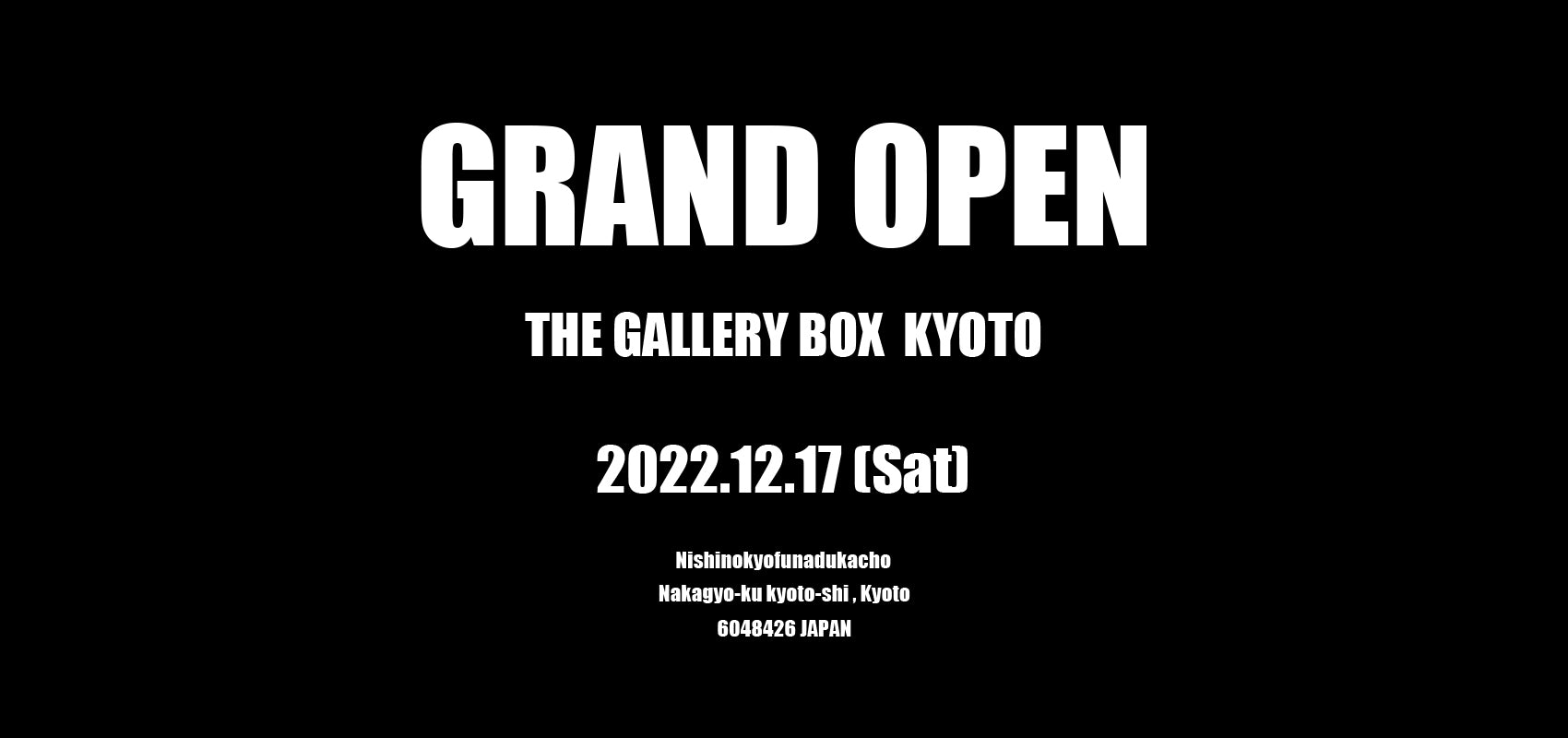 京都 GRAND OPEN