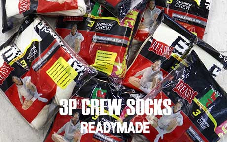 READYMADE 3P LOGO CREW SOCKS 発売