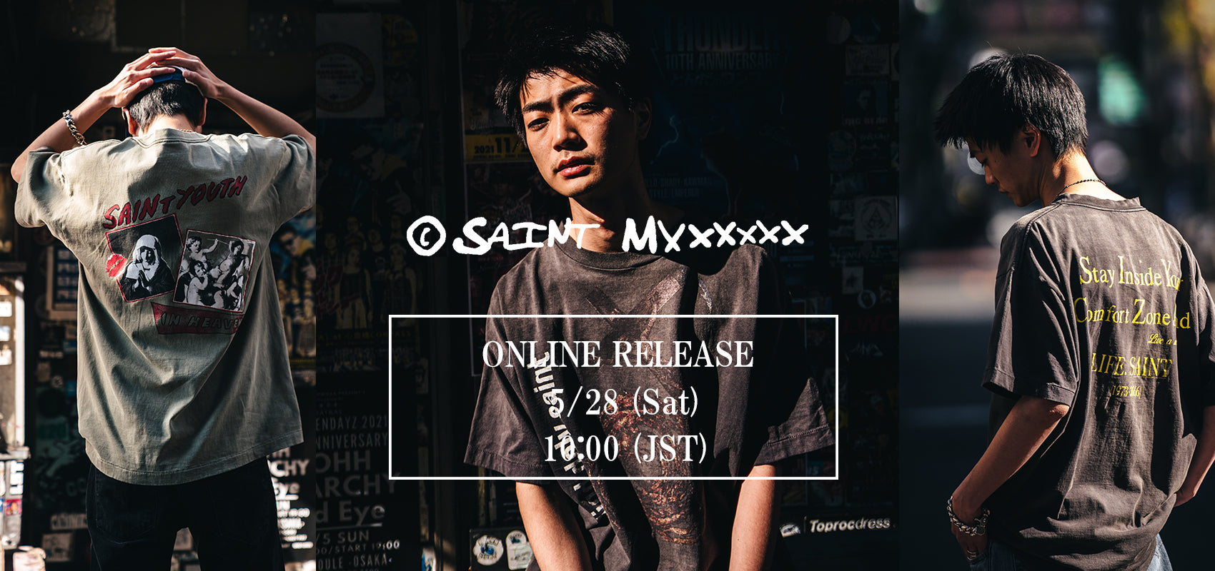 SAINT M×××××× 新作アイテム28日発売