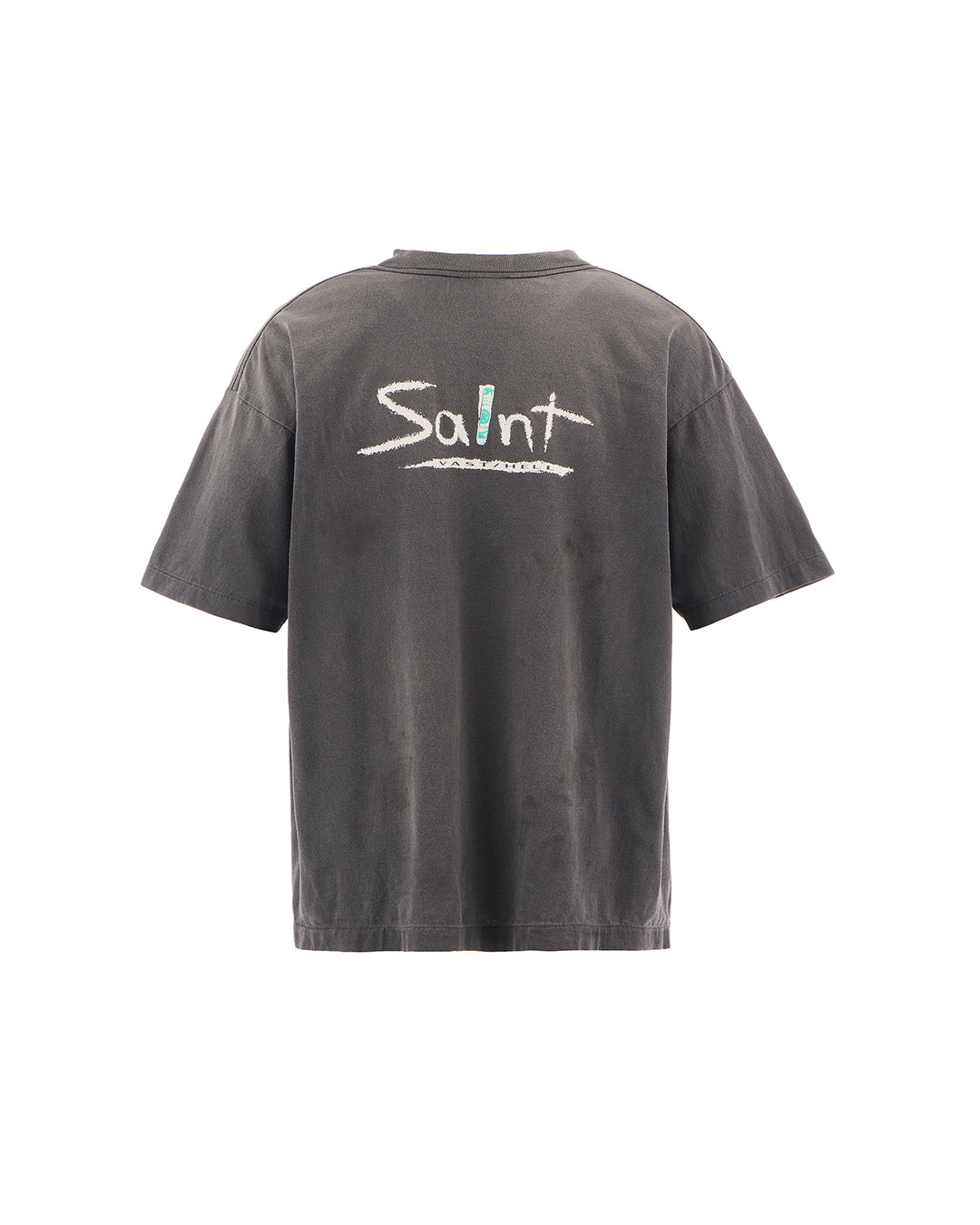 すぐ届く セントマイケル コラボ Tシャツ スマイルプリント 黒 CP_SS TEE/SMILE | SAINT Mxxxxxx(セント マイケル) / トップス