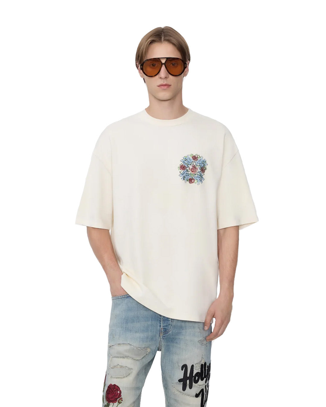 AMIRI OUT FOR TROUBLE OVER SIZED TEE – THE GALLERY BOX