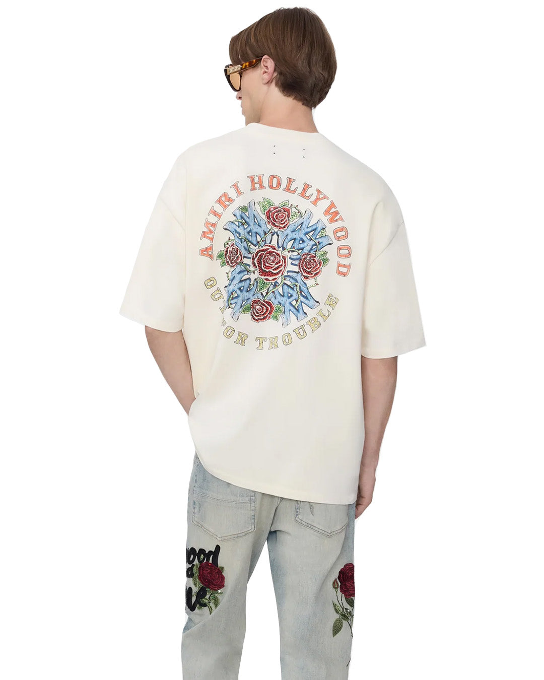 こ*@様 【300円オク】AMIRI OUT FOR TROUBLE TEE L AMIRI OUT FOR TROUBLE OVER SIZED TEE – THE GALLERY BOX