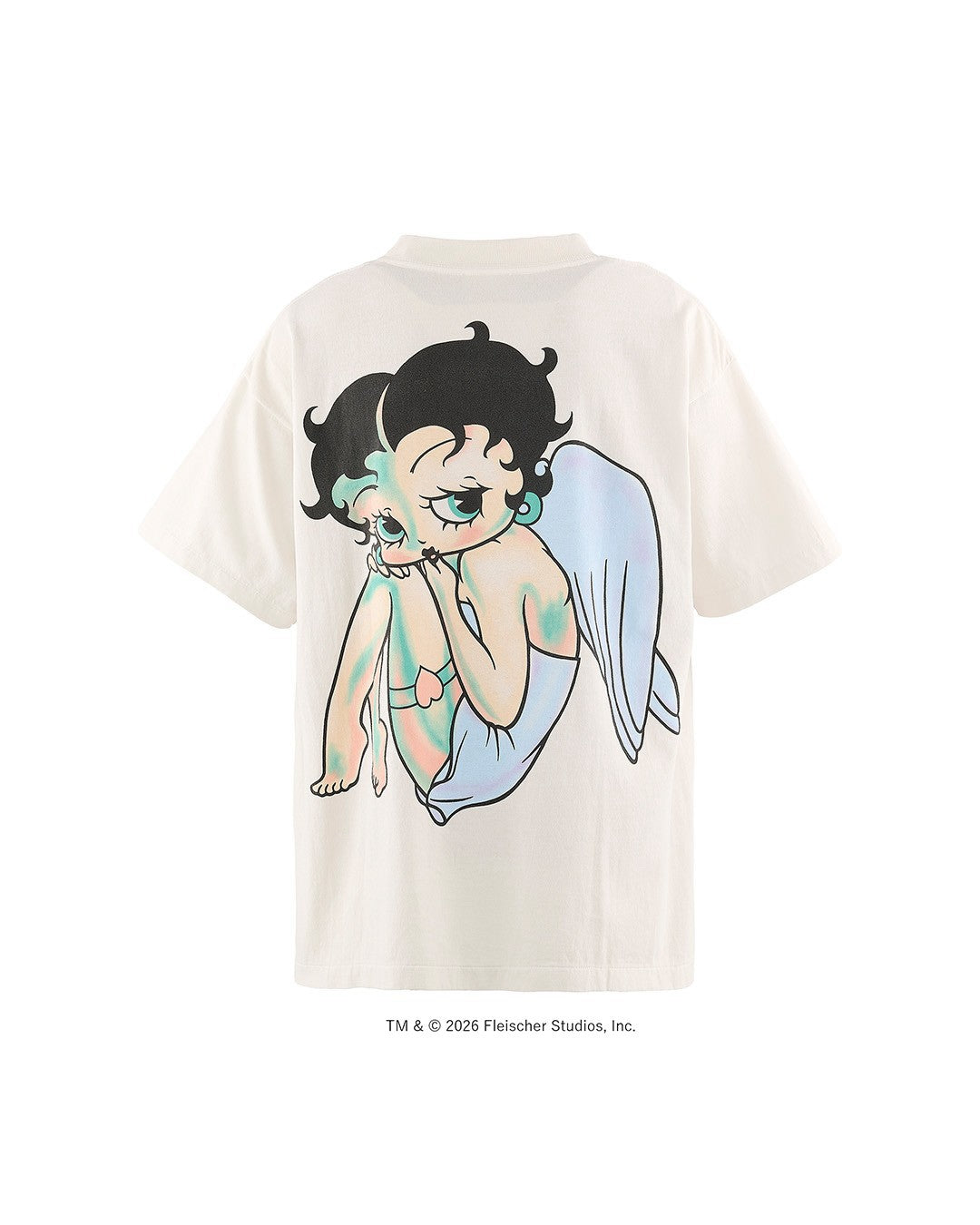 SAINT M×××××× x Betty Boop™ BTY_SS T-SHIRT/ANGEL / WHITE – THE