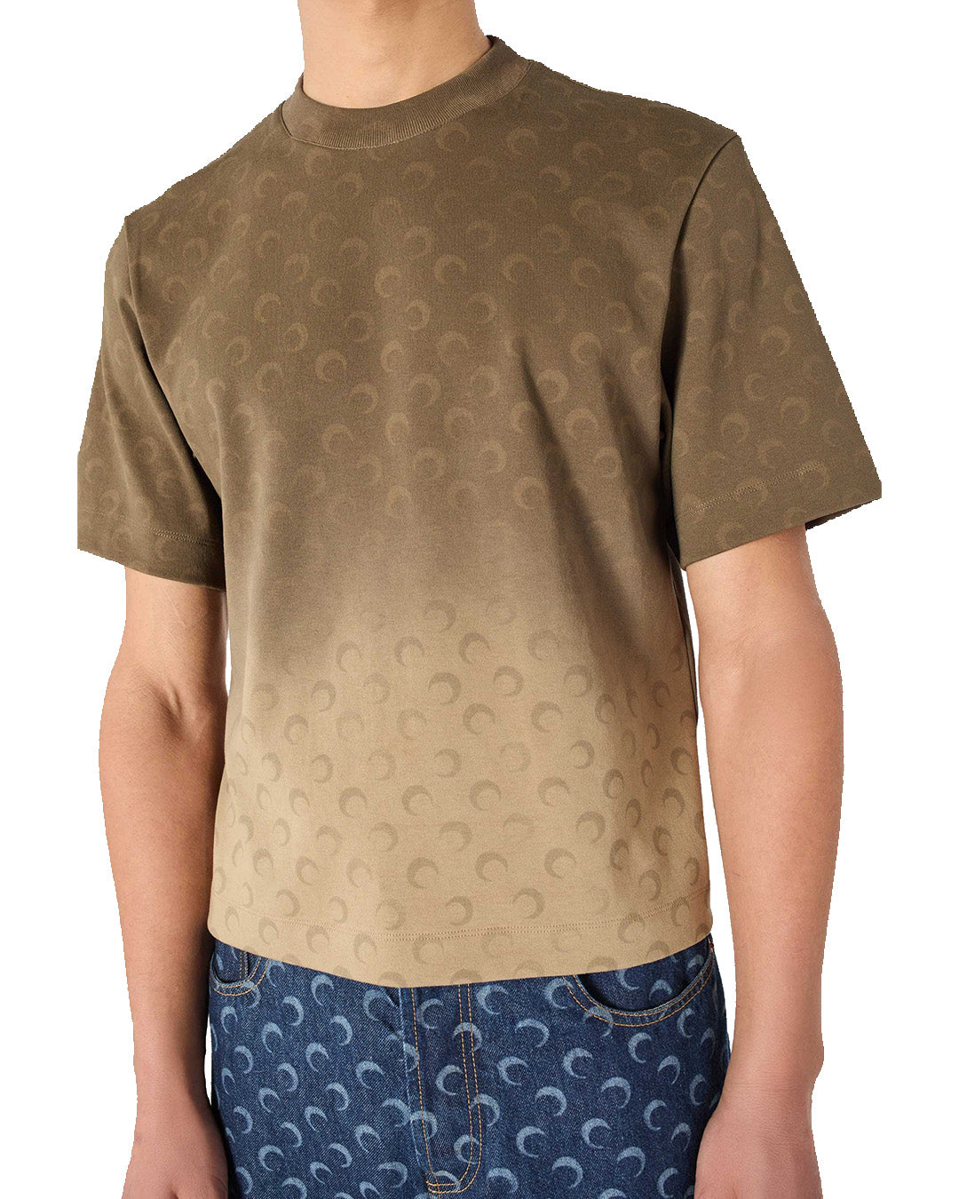 MARINE SERRE CREWNECK T-SHIRT – THE GALLERY BOX