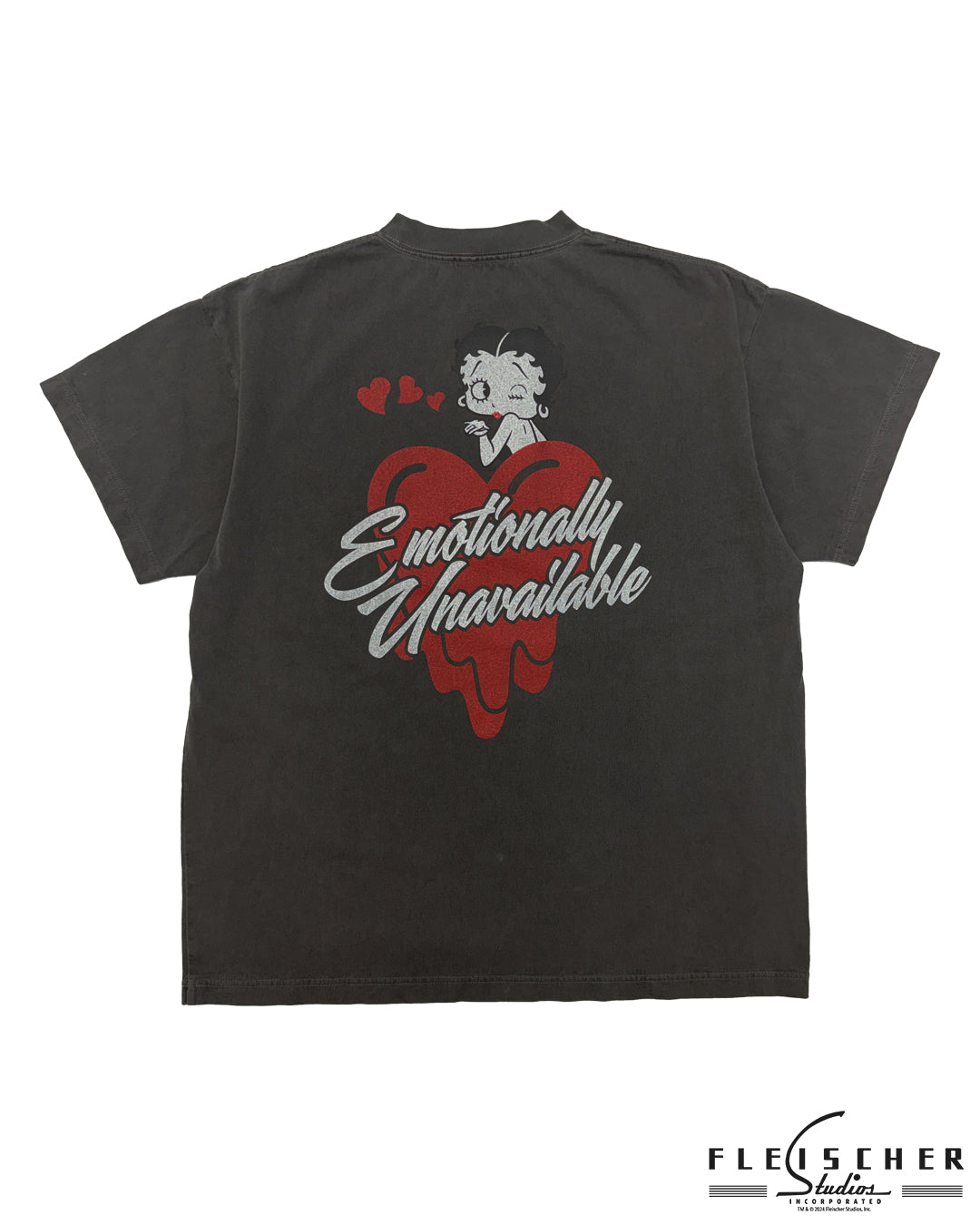 EMOTIONALLY UNAVAILABLE × BETTY BOOP × THE GALLERY BOX KISS S/S T-SHIR