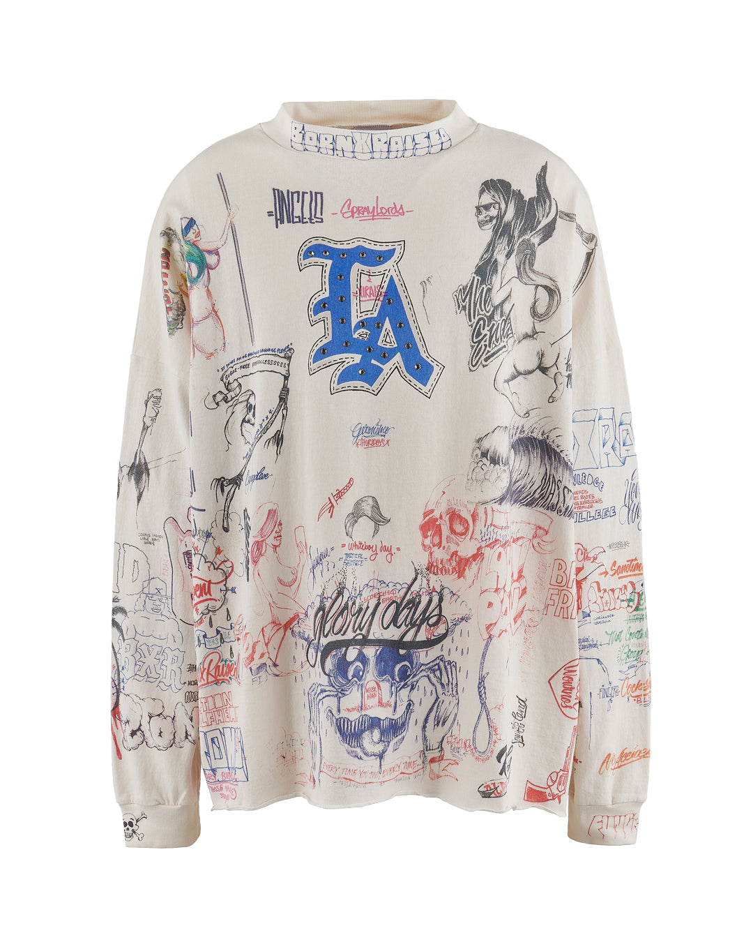 SAINT M×××××× × BORNXRAISED BR_LS TEE/LA – THE GALLERY BOX