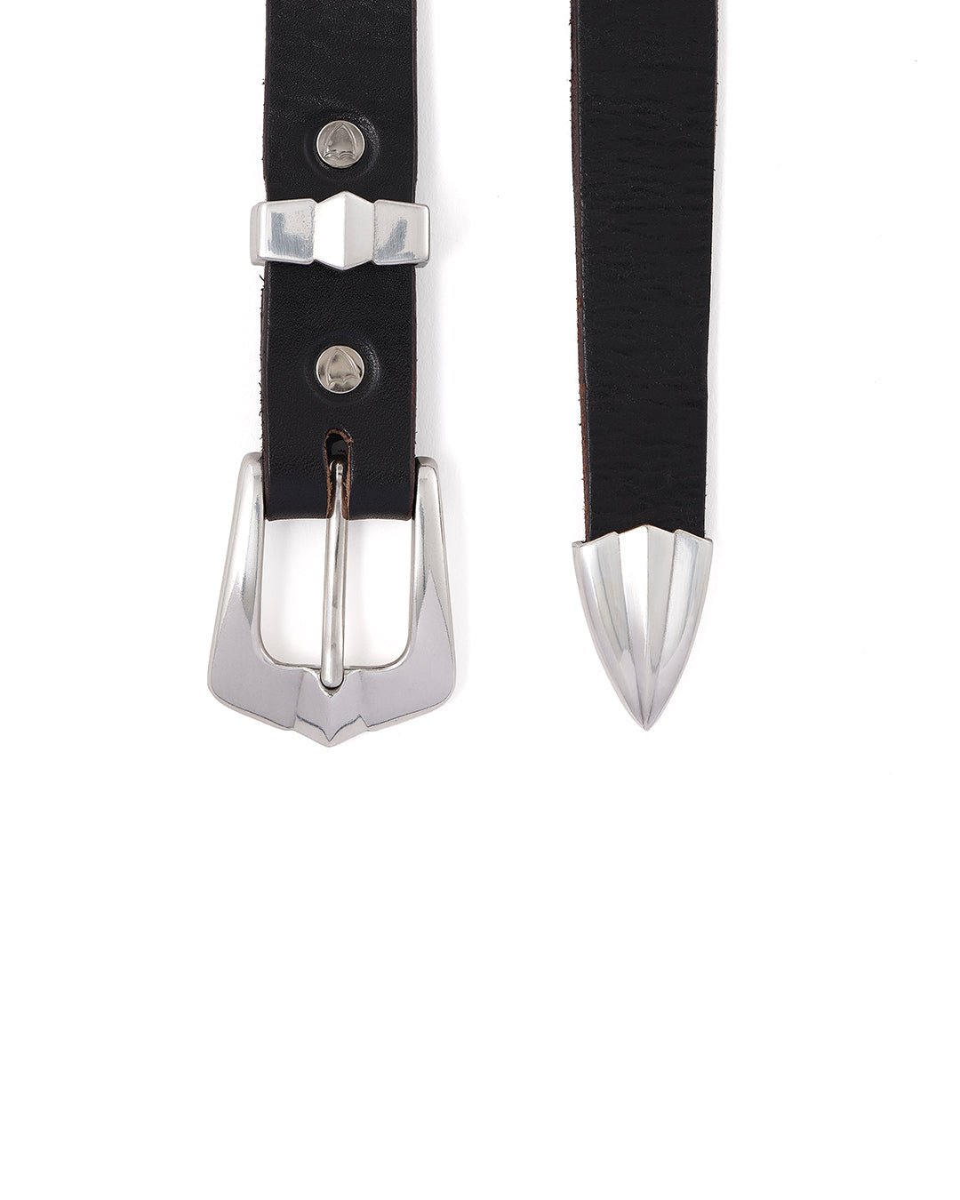SAINT M×××××× x HTC HTC_BELT NARROW/BLACK STONE / BLACK – THE